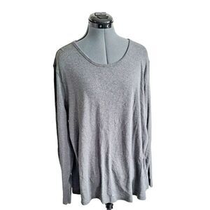 Duluth Trading Scoop Neck Long‎ Sleeve Shirt Size XXL